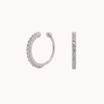 STRIEBORNÝ EARCUFF MANDY